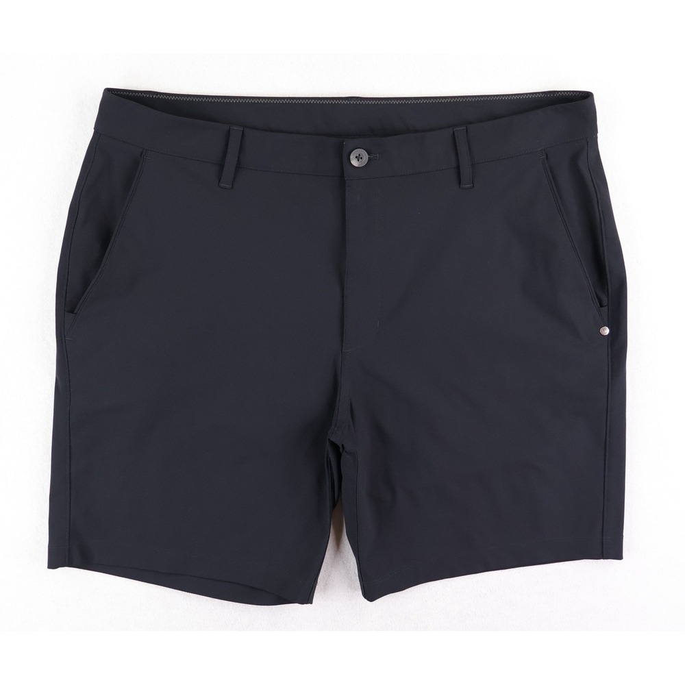 Vuori Meta Short Mens 36 Black Performance Stretch Technical Activewear
